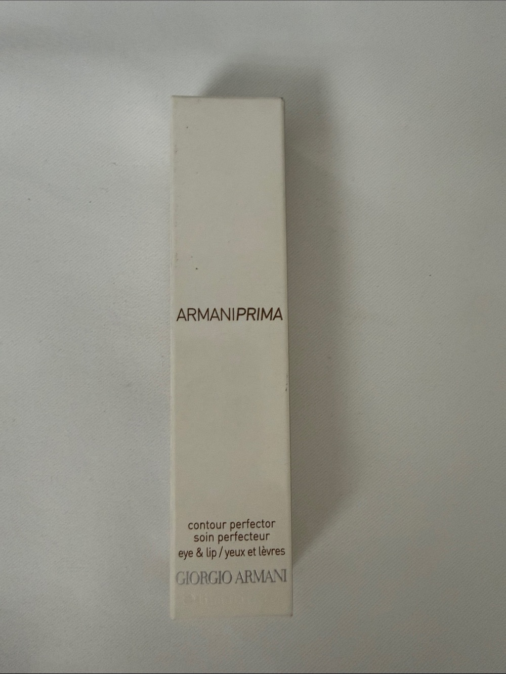 Giorgio Armani Prima Contour Perfector – Cream White Packaging